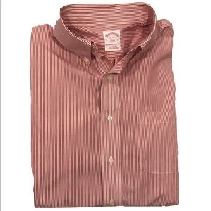 (BROOKS BROTHERS) Pinstripe Button Down